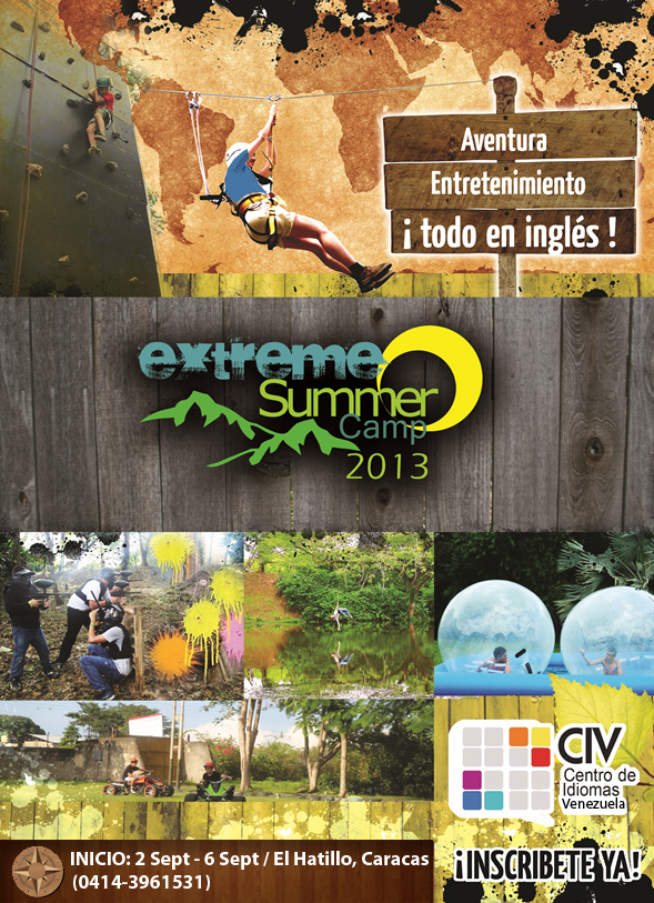Extreme Summer Camp VZLA 2013- Flayer